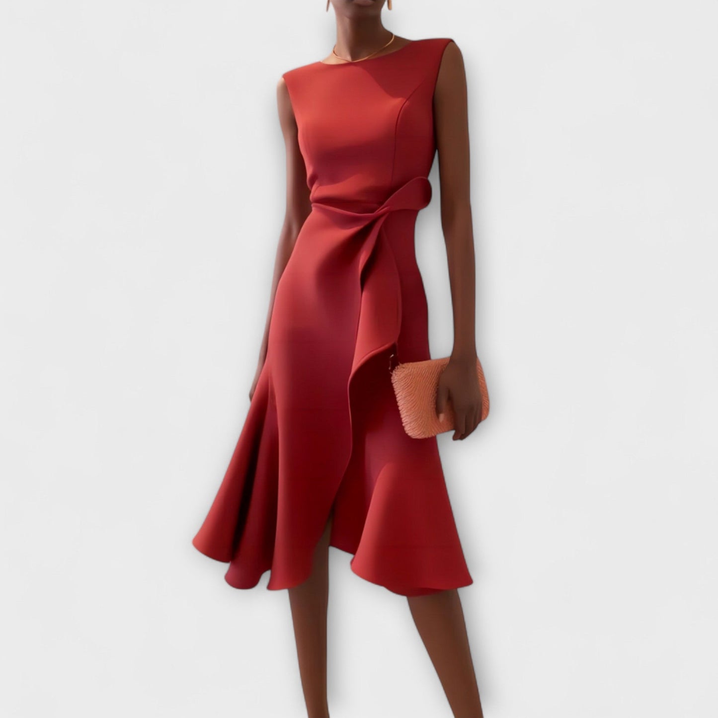 Daisy Women's Midi Dress | Asymmetric Hem, Formal & Plus Size Available 0