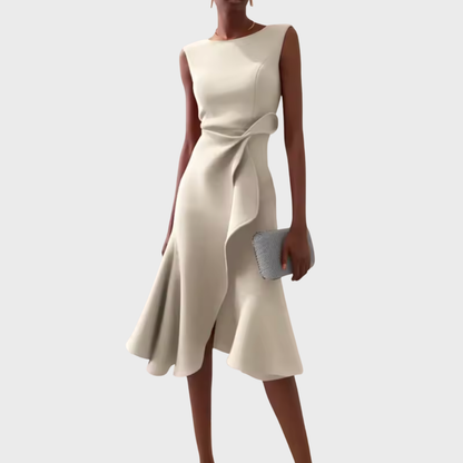 Daisy Women's Midi Dress | Asymmetric Hem, Formal & Plus Size Available 11