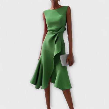 Daisy Women's Midi Dress | Asymmetric Hem, Formal & Plus Size Available 5