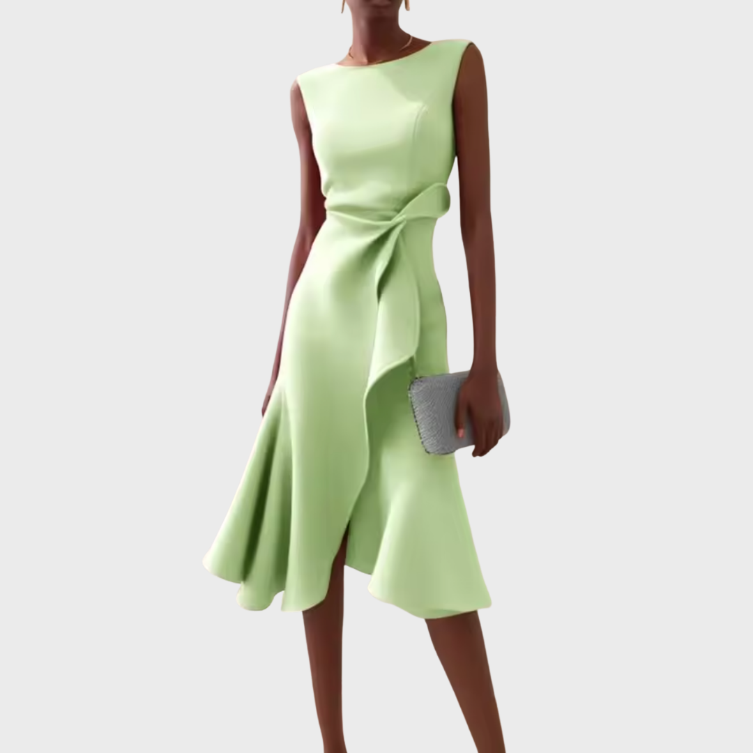 Daisy Women's Midi Dress | Asymmetric Hem, Formal & Plus Size Available 7