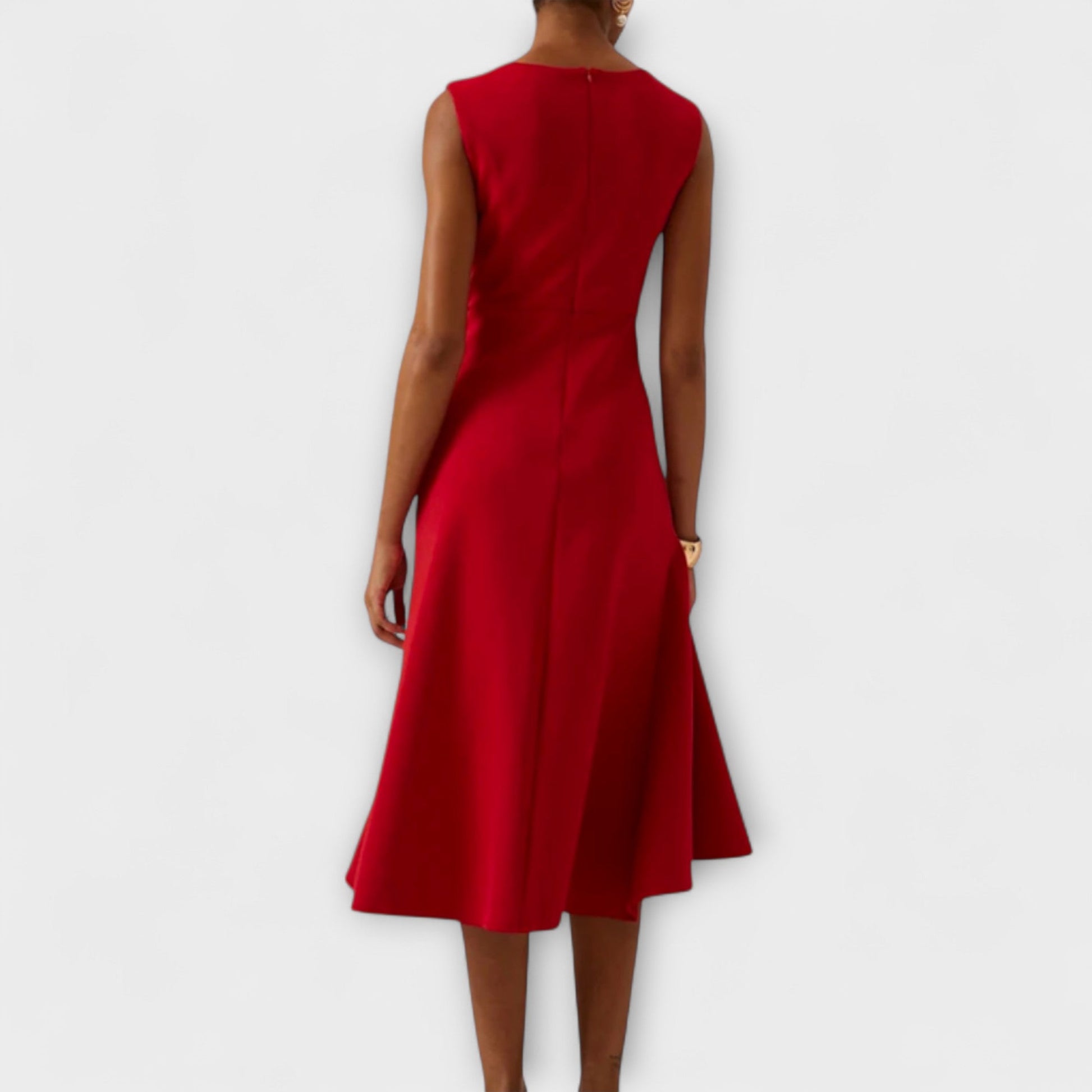 Darlene Women's Midi Dress | Elegant Asymmetric Design, Perfect for Summer and Cocktail Events 1