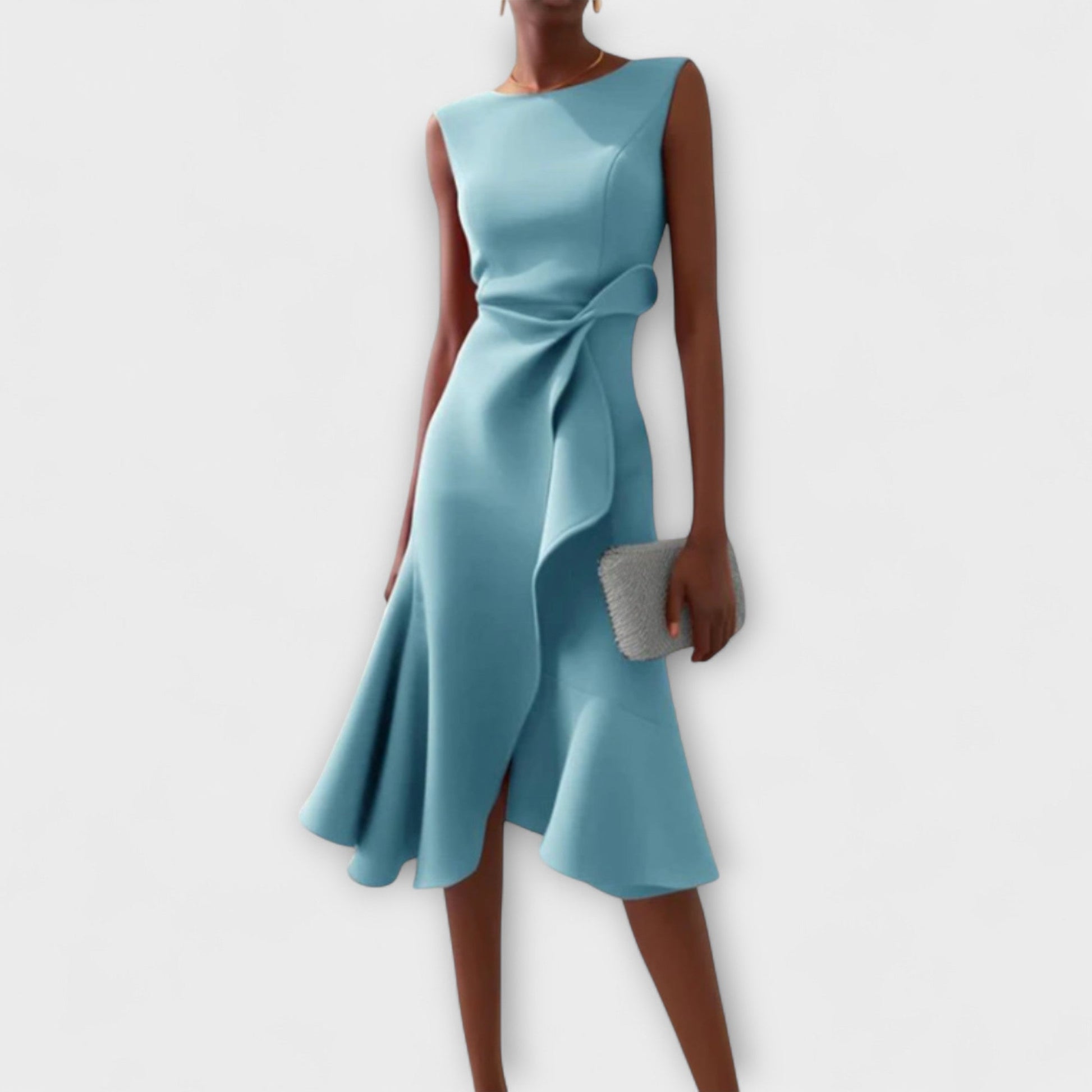 Darlene Women's Midi Dress | Elegant Asymmetric Design, Perfect for Summer and Cocktail Events 4