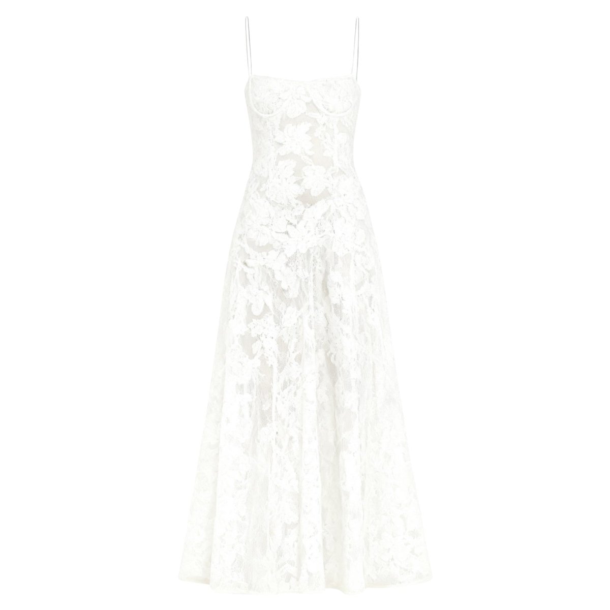 Evelyn Women's Evening Gown | Lightweight Organza Jacquard, Floral Pattern 5