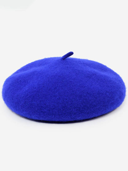 Fiona Women's Retro Wool Beret Hat in rich autumn colors, perfect for stylish warmth during fall and winter. 5
