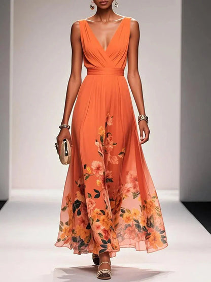 Fiona Women's Midi Dress | Floral Print, Summer Ready, Plus Size Available 6