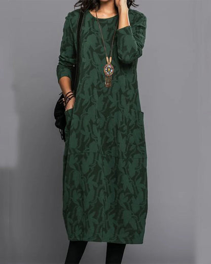 Luna Women's Dress | Breathable Fabric, Printed Design, Plus Size Available 0