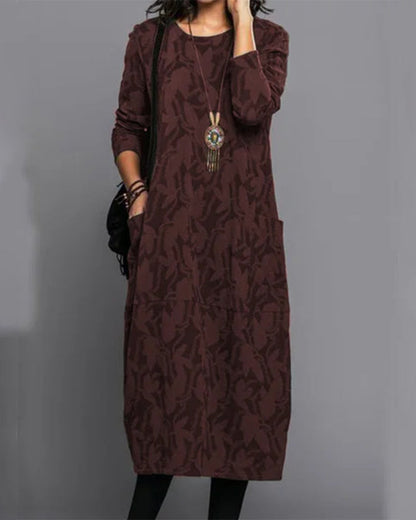 Luna Women's Dress | Breathable Fabric, Printed Design, Plus Size Available 1
