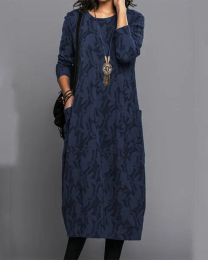 Luna Women's Dress | Breathable Fabric, Printed Design, Plus Size Available 3