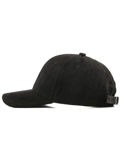 Olyra Women's Baseball Cap in premium corduroy with an adjustable fit, perfect for stylish casual wear and outdoor activities. 2
