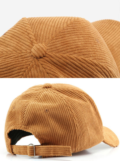 Olyra Women's Baseball Cap in premium corduroy with an adjustable fit, perfect for stylish casual wear and outdoor activities. 8