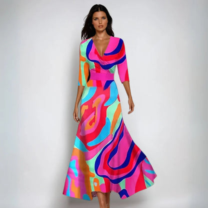 Sofia Women's Floral Dress | Soft Fabric, Flattering Fit, Summer Essential 3
