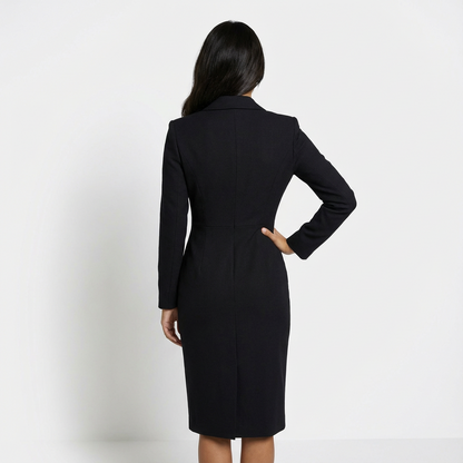 Tara Women's Midi Dress | Tailored Blazer Style, Cocktail & Formal Wear 5